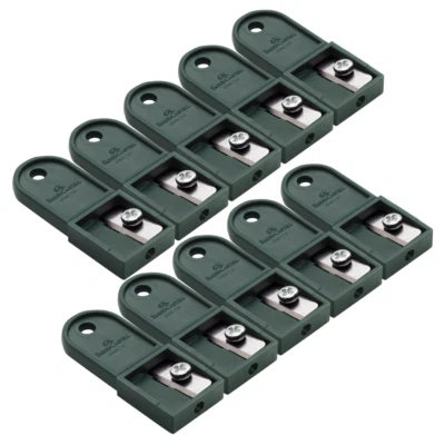 FABER-CASTELL 10 x Faber Castell Minenspitzer Anspitzer für TK Minen bis 2 mm grün 184100
