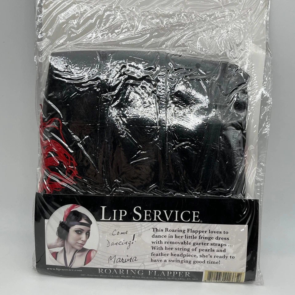 New Lip Service Roaring Flapper Costume - Size L - Image 4 of 4