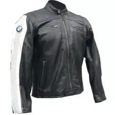 BMW Motorrad Biker Racing Motorbike Motorcycle Leather Jacket CE Armoured Jacket