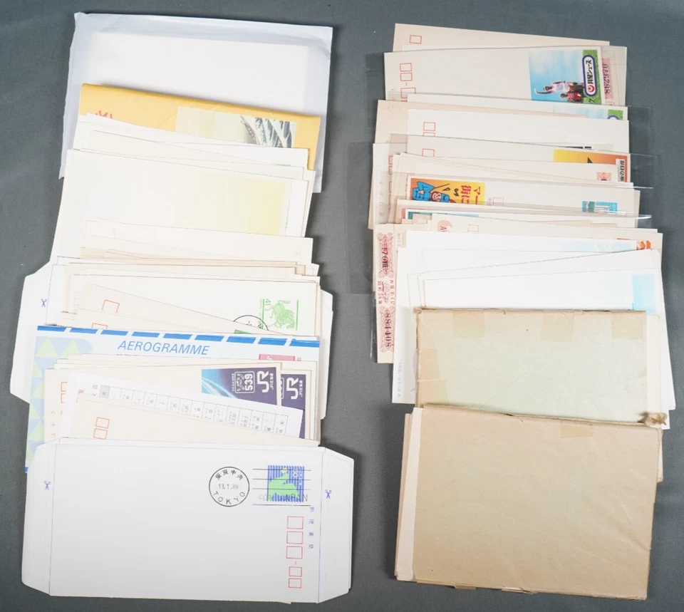 JAPÓN ACUMULACIÓN DE MÁS DE 700 TARJETAS POSTALES DE PAPELERÍA Foto 4 de 4