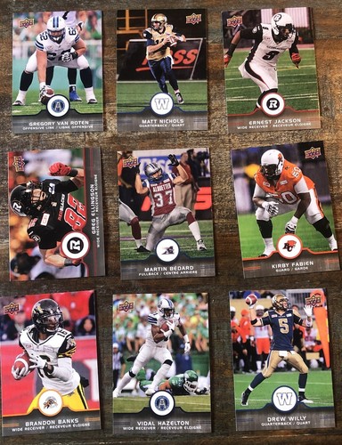 2016 UPPER DECK CFL 🇨🇦 🏈FOOTBALL SINGLES- #1-100-U PICK- - Picture 65 of 100
