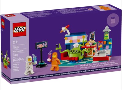 LEGO 40687  Alien Space Diner  Limited Edition Classic GWP, BRANDNEU & OVP