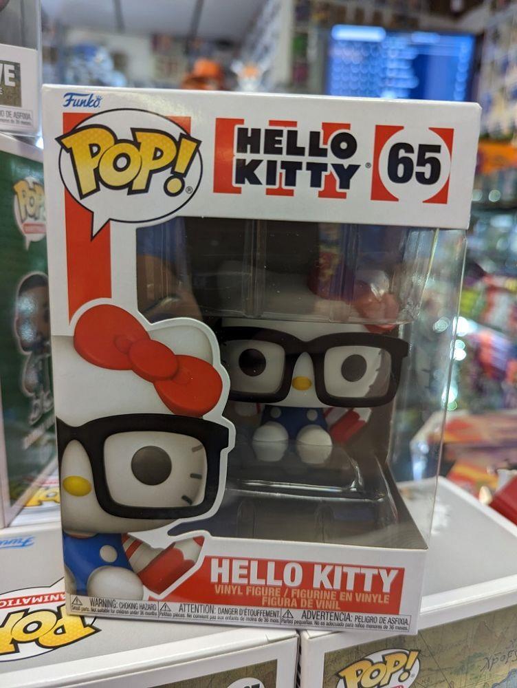 Funko Pop! Sanrio: Hello Kitty With Glasses (HK Nerd) #65 Funko Pop! Sanrio: Hello Kitty With Glasses (HK Nerd) #65