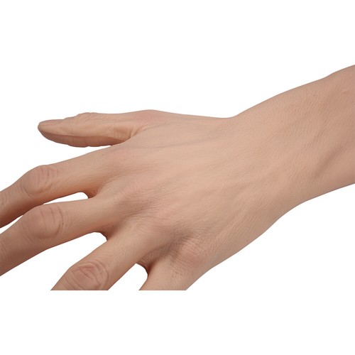 Silikon Old Man Handschuhe Handärmel mit Hauttextur für Cosplay Crossdresser - Bild 5 von 9