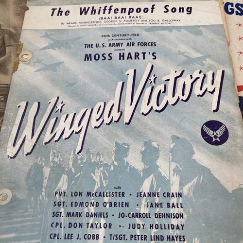 WWII Sheet Music & Newspaper LOT 8 Military Graphics - Marching - Irving Berlin - Picture 2 of 10
