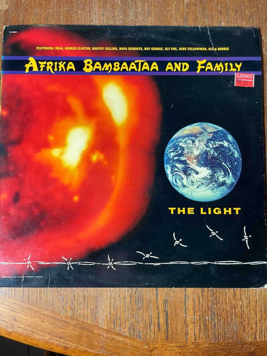 Afrika Bambaataa And Family The Light LP Capitol Record C1-90157