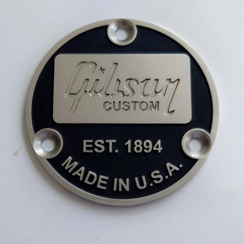 Guitar Toggle Switch Back Plate Cover silvery Guitar Back Cover Metal EST 1894