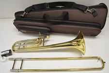 BACH 42B STRADIVARIUS F-ATTACHMENT TROMBONE W/ STRAD GIG BAG & MOUTHPIECE