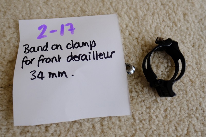 Band on Clamp for Front Derailleur 34mm