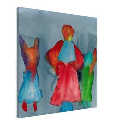Ukranian Dancers on Canvas - By Rita Winkler - Artist with Down Syndrome