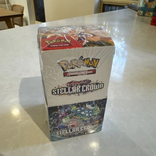 Pokémon TCG Stellar Crown Half Booster Box (18 Packs) - Factory Sealed