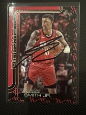 2025-26 Topps Jabari Smith Team Color Border Logo Variation, w/ Auto/Signature!