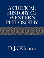 A Critical History Of Western Philosophy Daniel John O'connor Taschenbuch 1985