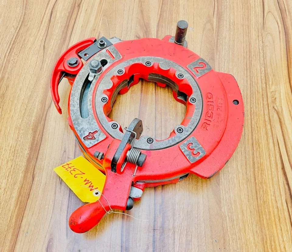 Ridgid Receding Die Head Pipe Threader/Threading Machine 2-½"-4" BSPT #4 - Image 3 of 4