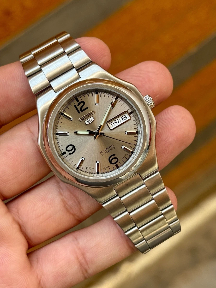 SEIKO 5 21JEWELS稼働品 Preços baixos em Relógios de pulso automático mecânico Seiko 5 com