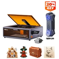 🔥Creality Raptor Pro 3D Scanner 22+7 Blue Laser Lines w/ Falcon A1 Pro Engraver