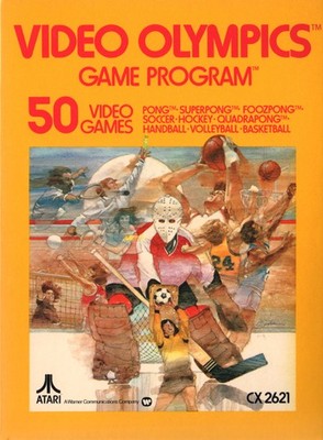 Atari 2600 - Video Olympics #Textlabel Modul akzeptabel