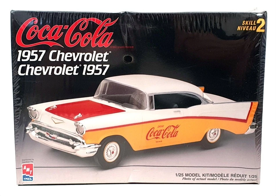 AMT Ertl 1/25 Scale Unbuilt Kit H862 - 1957 Chevrolet Coca-Cola - Image 2 of 4
