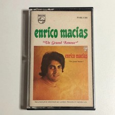 Enrico Marcias Un Grand Amour (French) Cassette Tape
