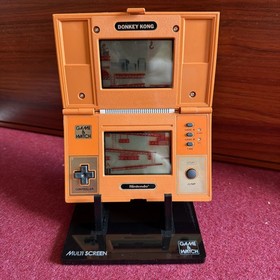Game and Watch Nintendo Donkey Kong multi screen DK-52 tested And Works W/stand