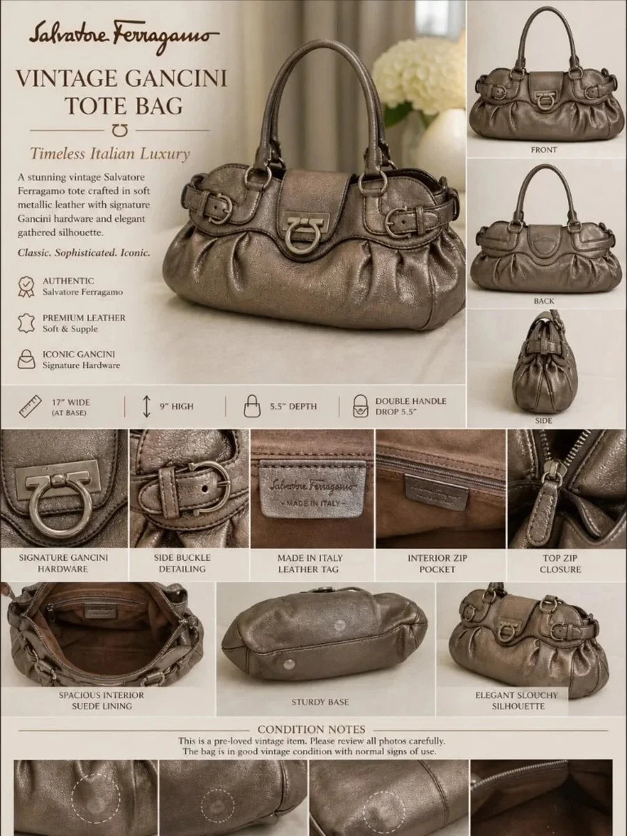 Ferragamo one-shoulder bag brown y2k Salvatore Ferragamo Bags 
