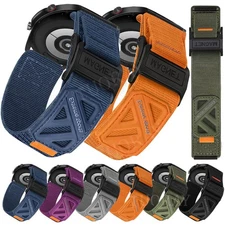Rugged Nylon Loop Band Strap For Huami Amazfit Bip 5 6 GTS 4 3 2/2e GTR 3 3 Pro