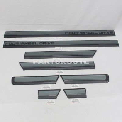 パーツ west.more.land Toyota Land Cruiser FZJ80 93-97 OEM Genuine Door Mouldings Four