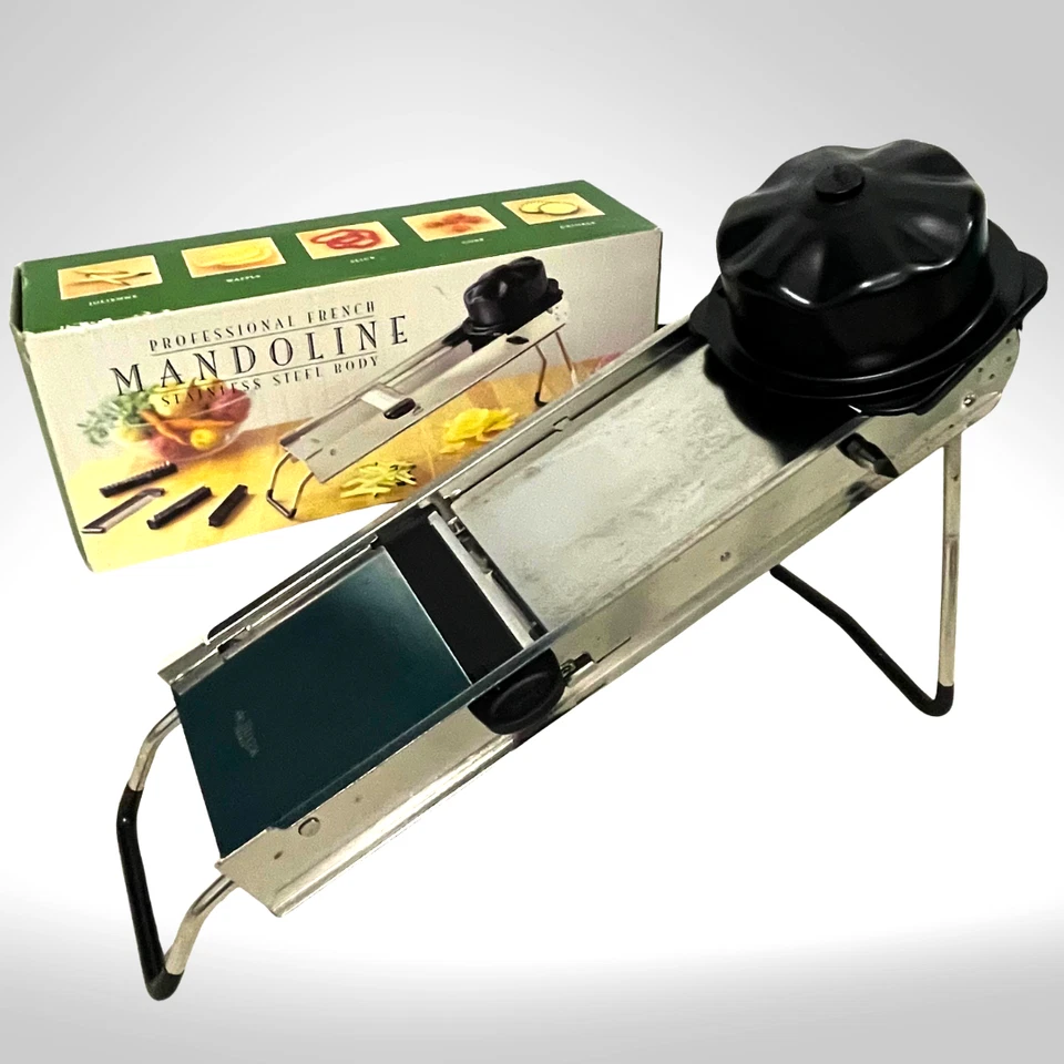 Mandolina Francesa Williams Sonoma de Buyer Cortadora De Colección 2001 Juego Completo con Caja Original Foto 2 de 4