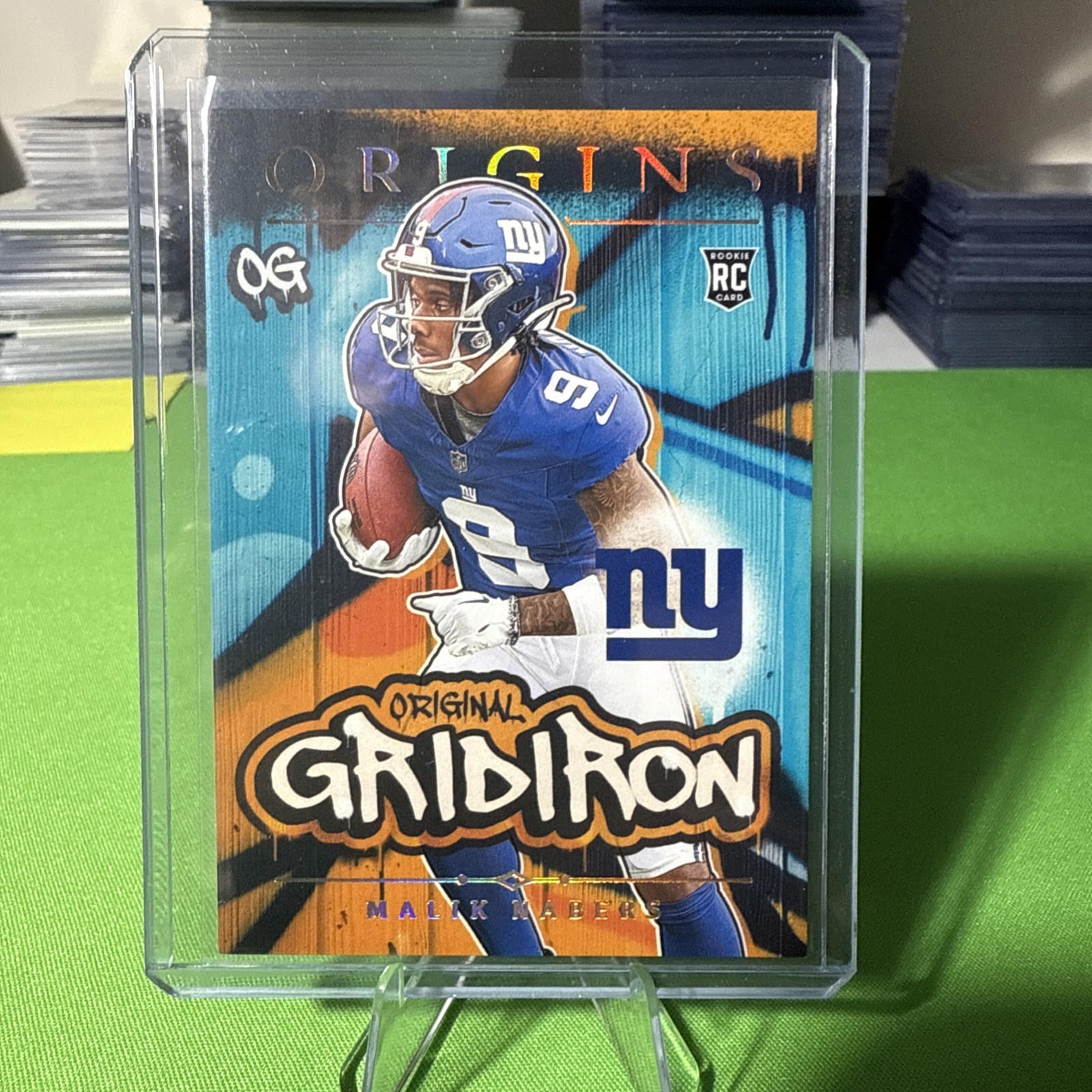 2024 Panini Origins Football Malik Nabers #9 Original Gridiron New York Giants