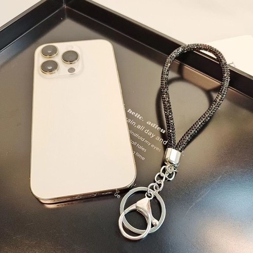 Bling Bling Diamond Crystal Anti-lost Rope Phone Accessories - Photo 6 sur 18