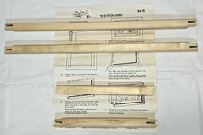 The Creative Circle Stretch 'N Stitch Wood Bars 8 x 16" Vintage Embroidery Frame