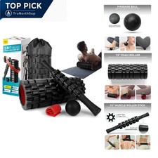 5-in-1 Foam Roller Set Deep Tissue Muscle Massage Kit Portable Fitness Recovery