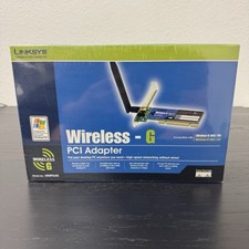 Linksys WMP54G Wireless G PCI Adapter With Antenna NEW