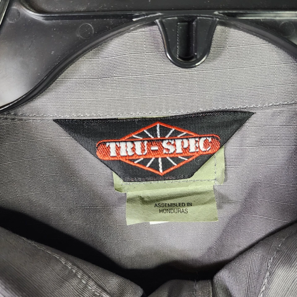 Chaqueta de Campo Táctica TRU-SPEC Talla XL Abrigo Ripstop BDU Gris Poliéster/Algodón Foto 3 de 4