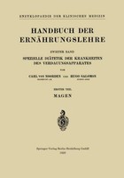Handbuch Der ErnäHrungslehre Hugo Salomon