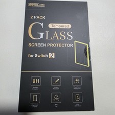 Startrc 2-Pack Tempered Glass Screen Protector for Switch 2