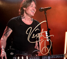 KEITH URBAN Hand Signed 8x10" Authentic Original Autograph w/COA