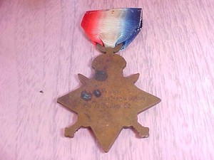 1914-15 Punjabis Star Medal WWI Era Id'd Seroy Hussain Khan India