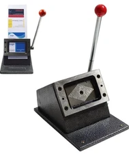 Heavy Duty ID CR80 Badge Credit PVC Paper Business Card Die Round Corner Cutter