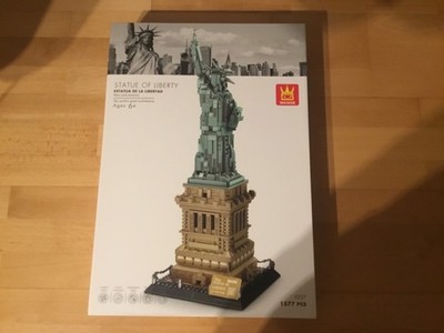 Wange 5227 Freiheitsstatue Liberty, Klemmbausteine Set, 1577 Teile, Neu und OVP