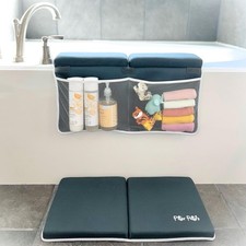 Baby Bath Kneeler and Elbow Rest Pad Set Made of Neoprene Foam - Non Slip C...