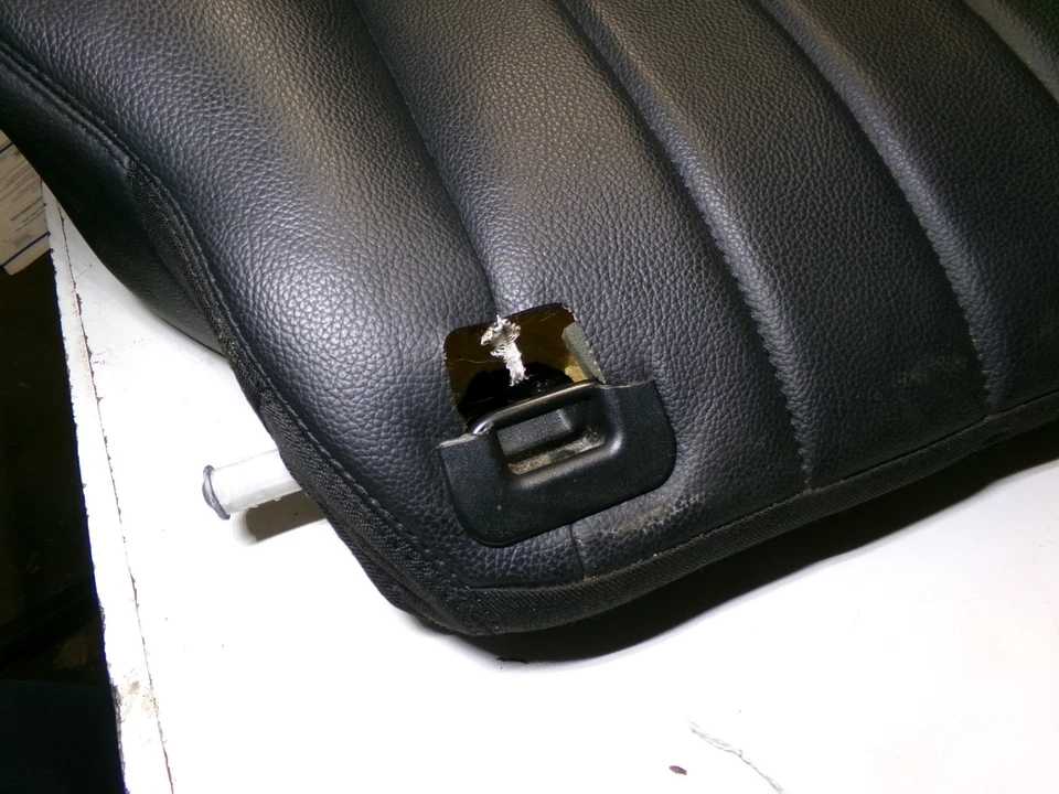 Asiento trasero derecho trasero negro 261835 06-11 mercedes-benz w164 ml350 ml550 Foto 4 de 4