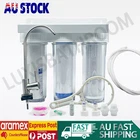 Triple Whole House Water Filter System 10" x 2.5"  3 Stages Brass Port
