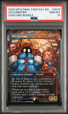 MTG FF PSA10 楽園チョコボ 英語 Foil PSA 10 Vivi Orniter English Foil MTG Final Fantasy chocobo Promo