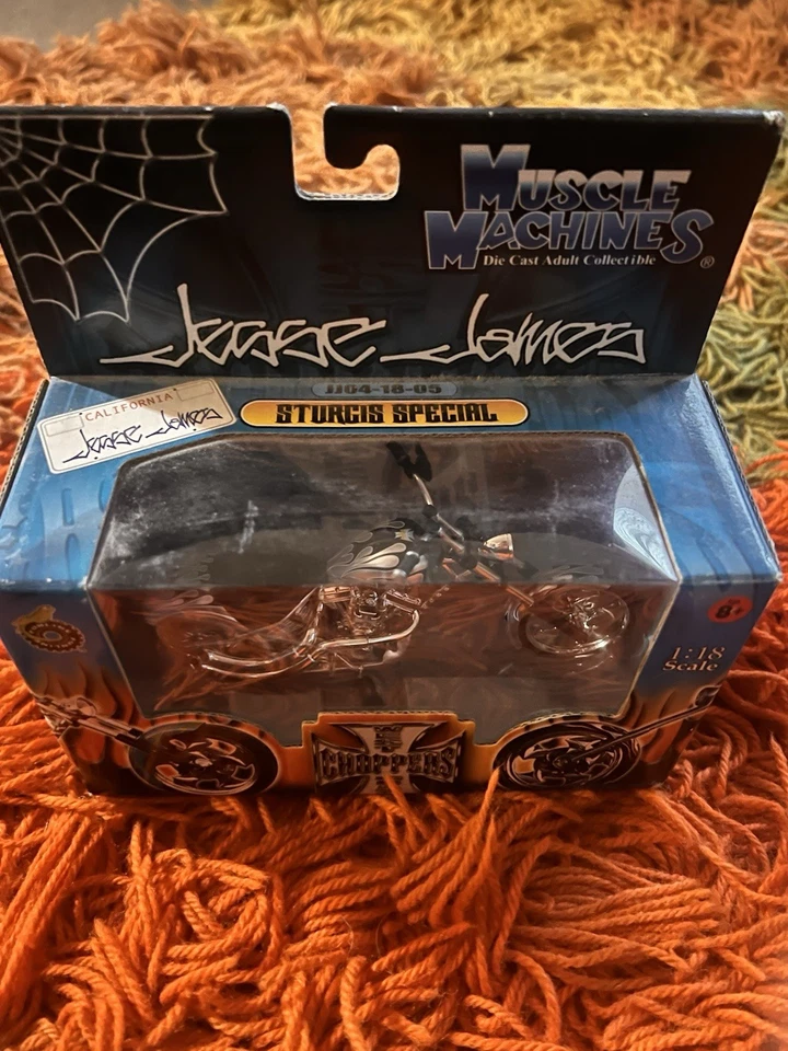 Vintage  1:18 Scale West Coast Choppers Jesse James Sturgis Special 2004 Biker - Image 4 of 4