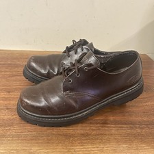 Skechers Y2K Men 11 Chunky Jammers Grunge Brown Lace Up Shoes Leather