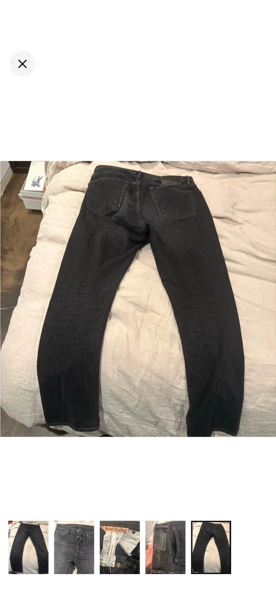 Acne Studios男式棉质32英寸内缝牛仔裤| eBay