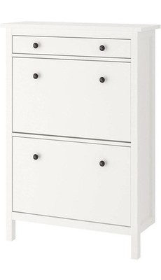 IKEA HEMNES Schuhschrank hoch weiß Top Zustand Blitzversand! Rarität!!
