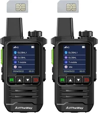 Lifetime Free Global Walkie Talkies Unlimited Range 4G PTT Radios Nationwide Han