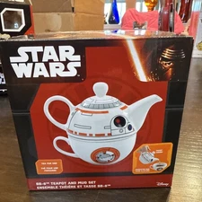 Disney Star Wars BB-8 Ceramic Teapot & Mug Set Disney Kitchen New Open Box